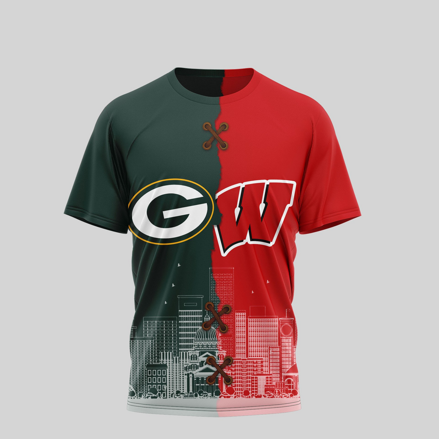 GBP Premium NFL x NCAA 3D T-shirt DDT NTL