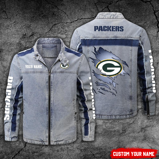 GBP Premium Street Scar Denim Jacket DDT CTND