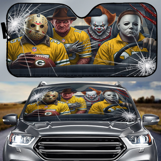 GBP x NFL Horror Car Sunshade For Fan DDT CTND