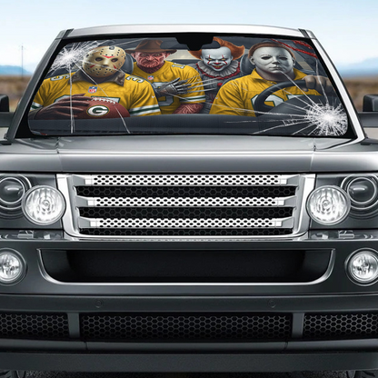 GBP x NFL Horror Car Sunshade For Fan DDT CTND