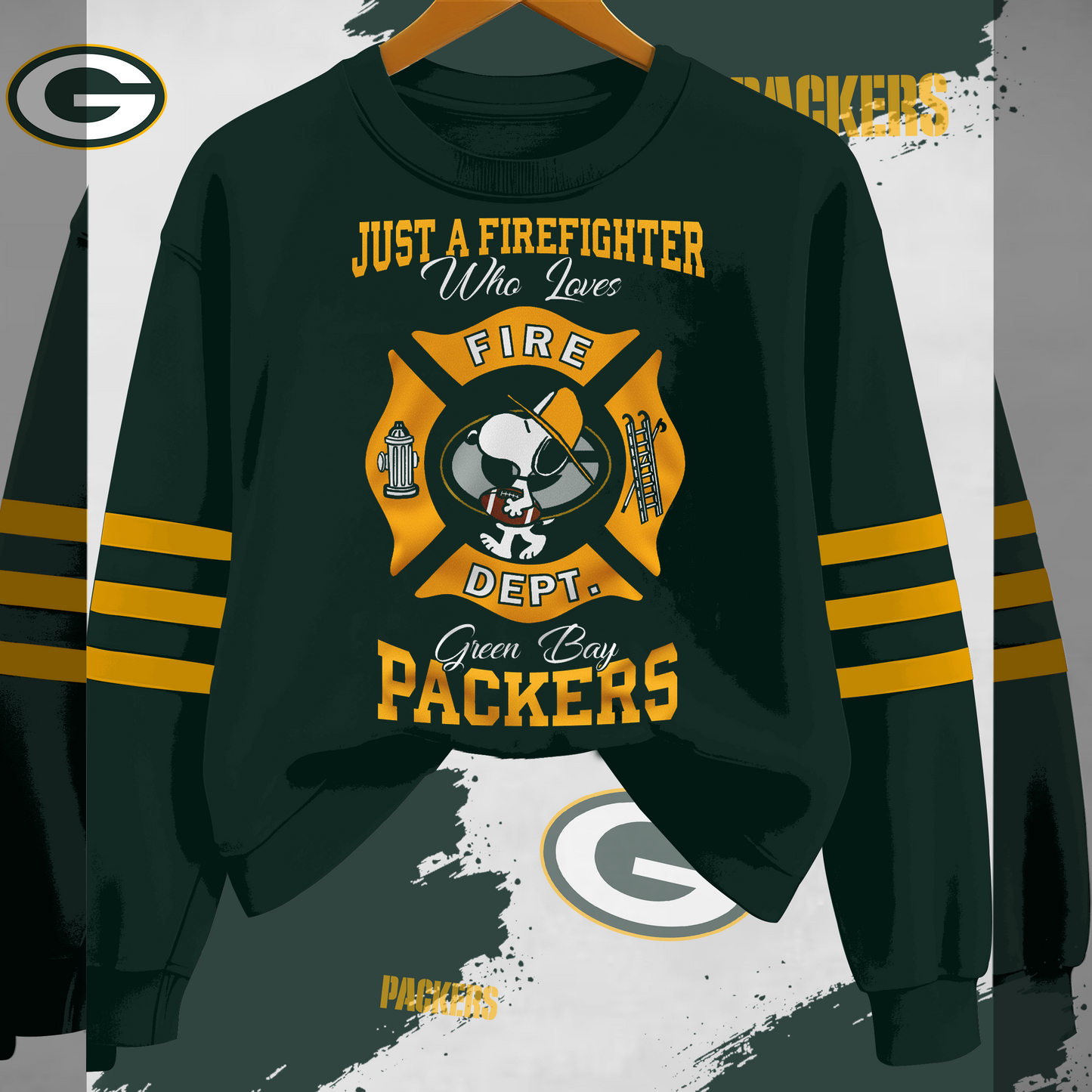 GBP x NFL Just A Firefighter Who Love Sweatshirt DDT HLPHUONG