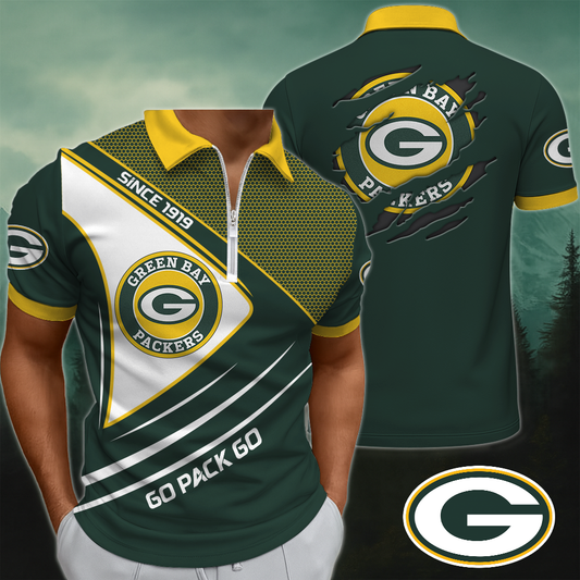GBP x NFL Premium 3D Zip Polo DDT NTL