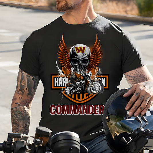 Harley x WAS NFL Biker Spirit 2D Shirt DatND ThuongNH