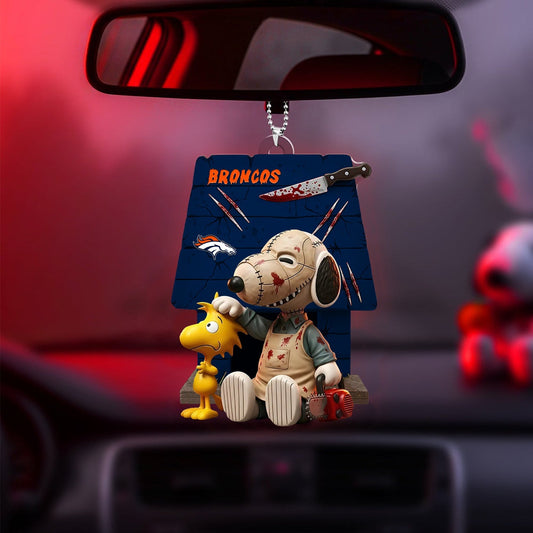 Horror Character x NFL DEN ORNAMENT CAR NDT NHM