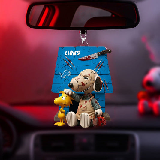 Horror Character x NFL DET ORNAMENT CAR NDT NHM