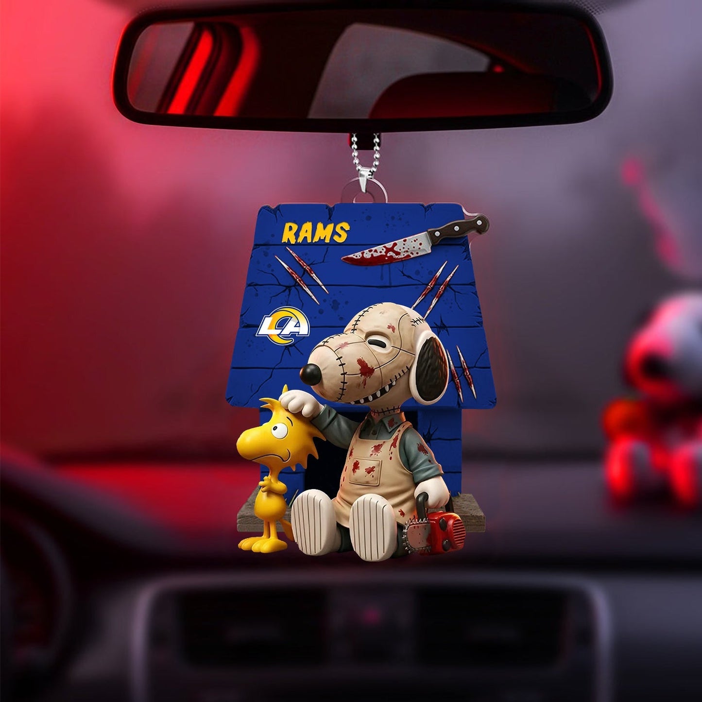 Horror Character x NFL LAR ORNAMENT CAR NDT NHM