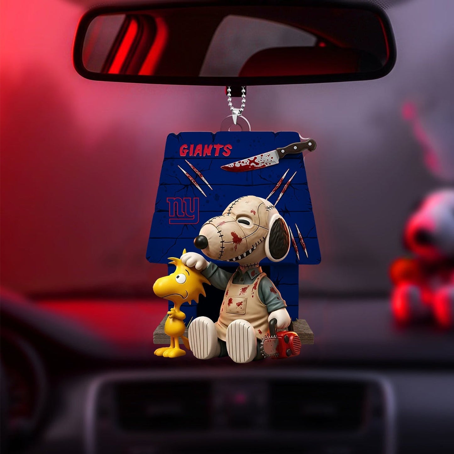 Horror Character x NFL NYG ORNAMENT CAR NDT NHM