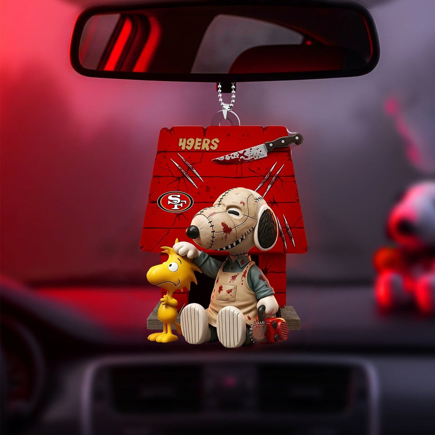 Horror Character x NFL SF ORNAMENT CAR NDT NHM