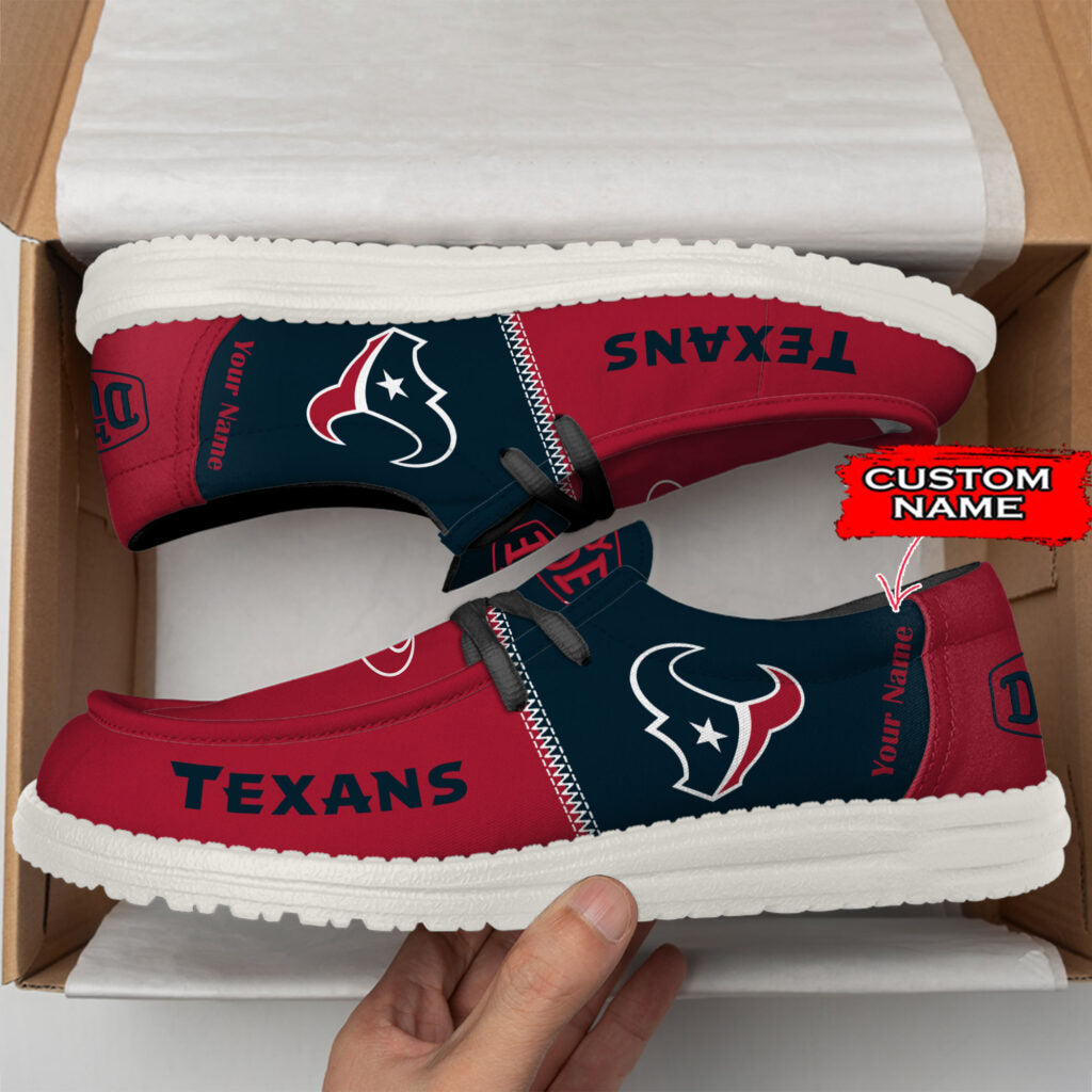 HOU Personalized NFL Hey Dude Shoes DatND ThuongNH