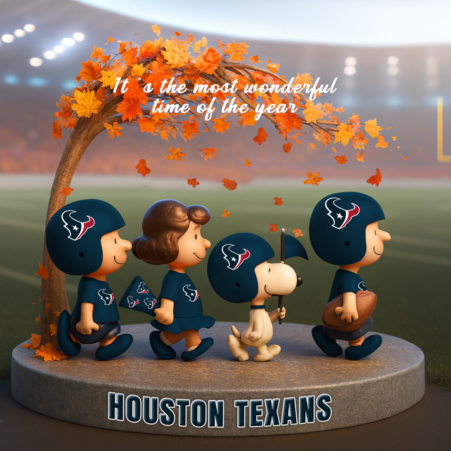 HOU x NFL Premium Acrylic Block DATND TANTD