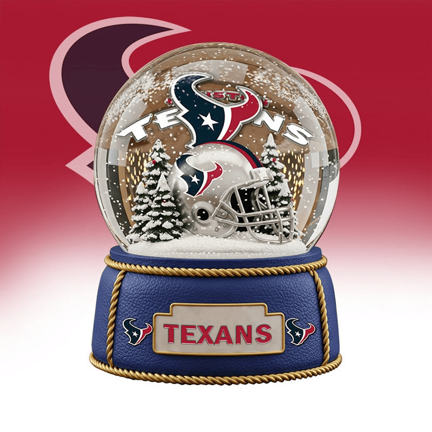 HOU x NFL Prenium Christmas Acrylic Block Plaque TUANND TANTD