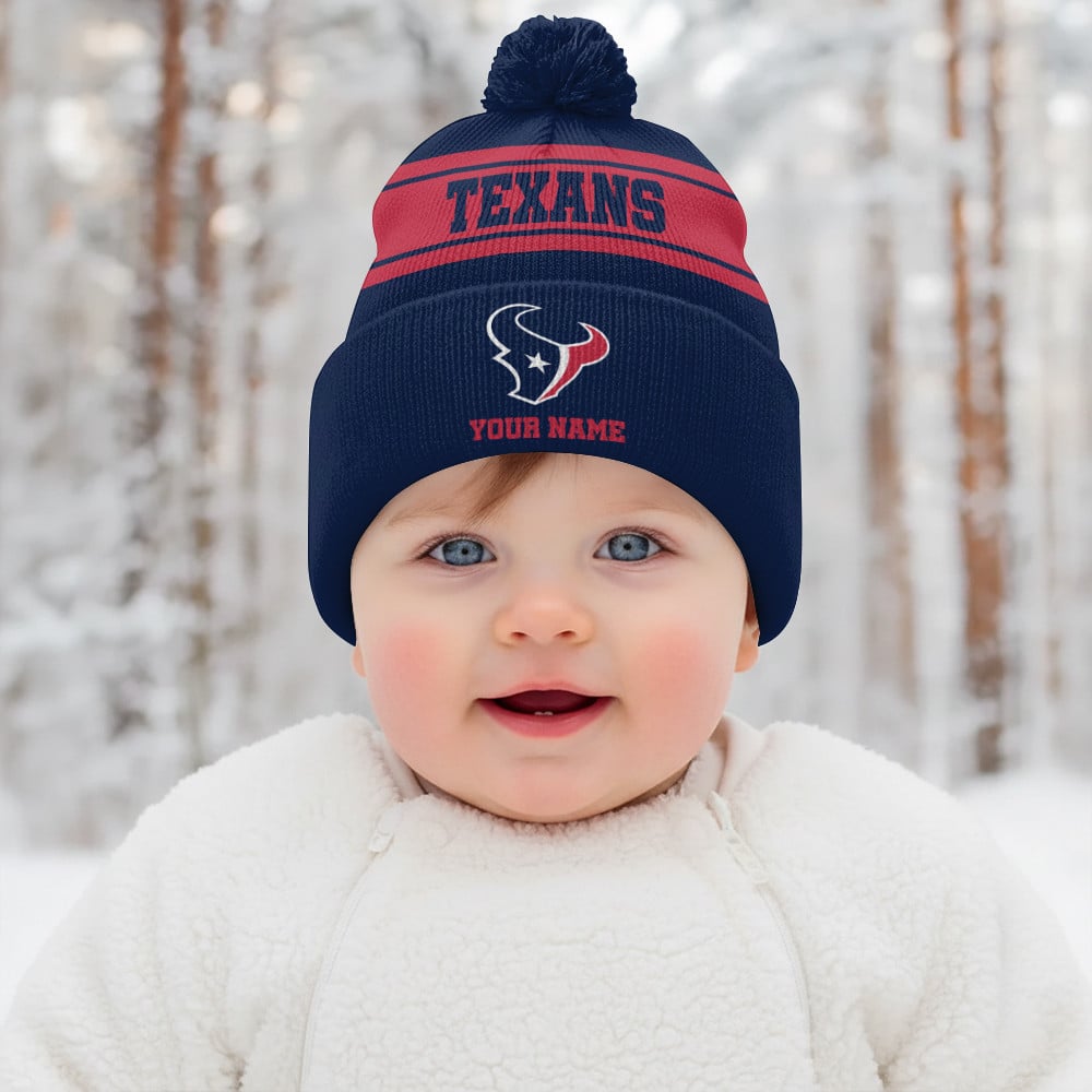 HOU x NFL Woolen Beanie Hat Aldult And Kid DatND DVT