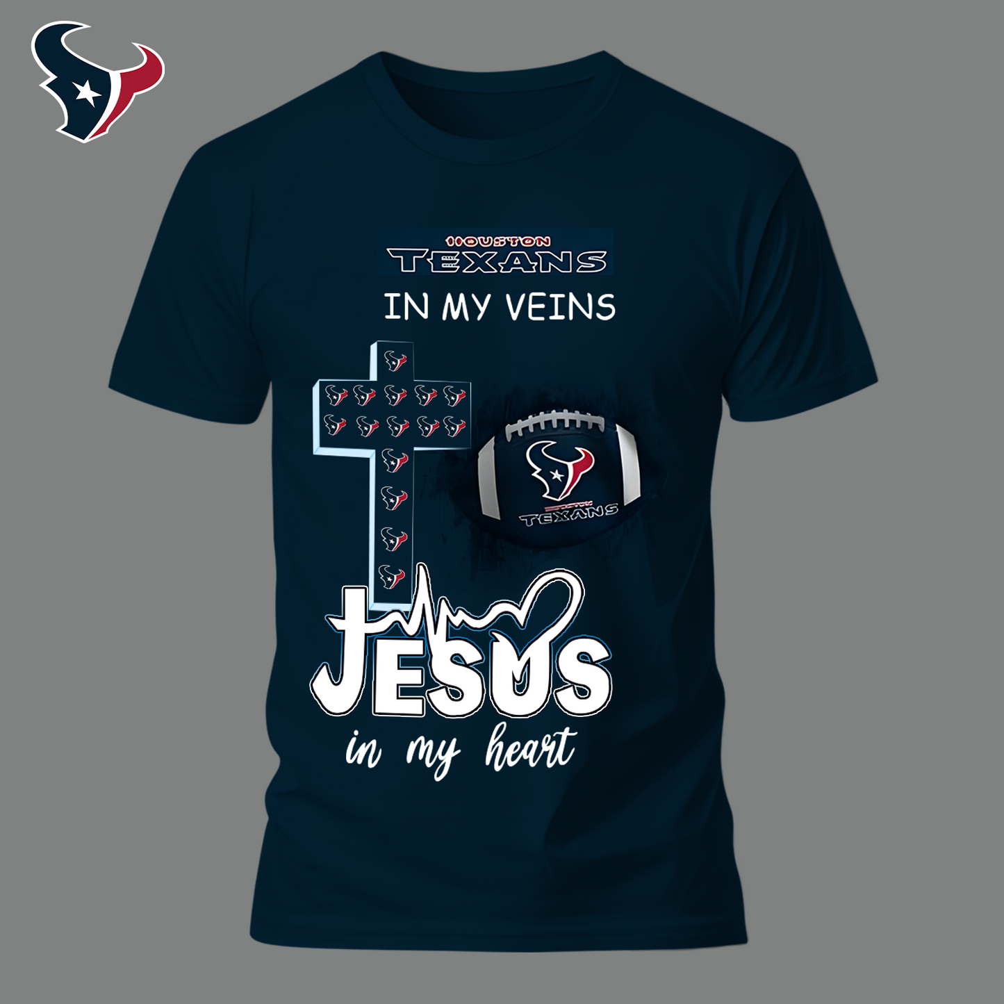 HT - Jesus In My Heart Shirt DDT HLPHUONG