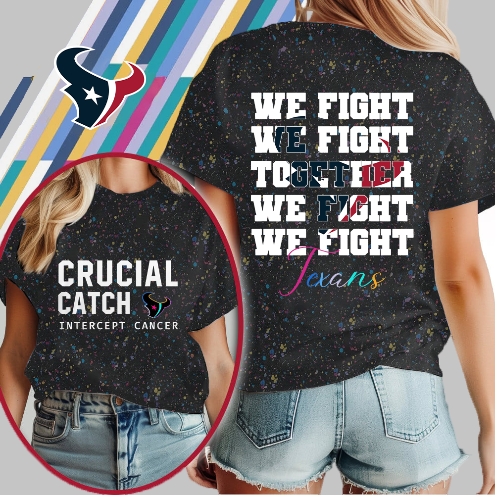 HT NFL Crucial Catch We Fight Together T-Shirt DDT HLPHUONG