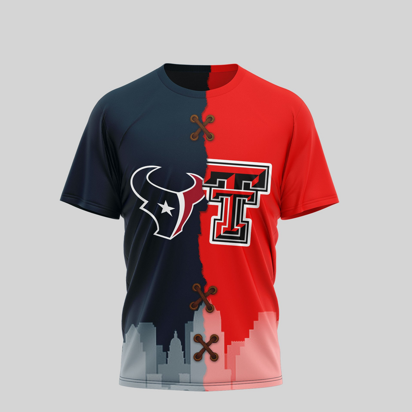 HT Premium NFL x NCAA 3D T-shirt DDT NTL