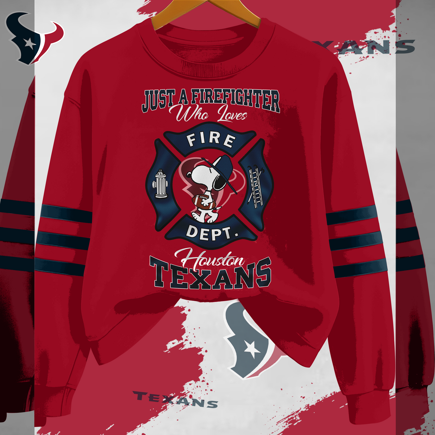 HT x NFL Just A Firefighter Who Love Sweatshirt DDT HLPHUONG