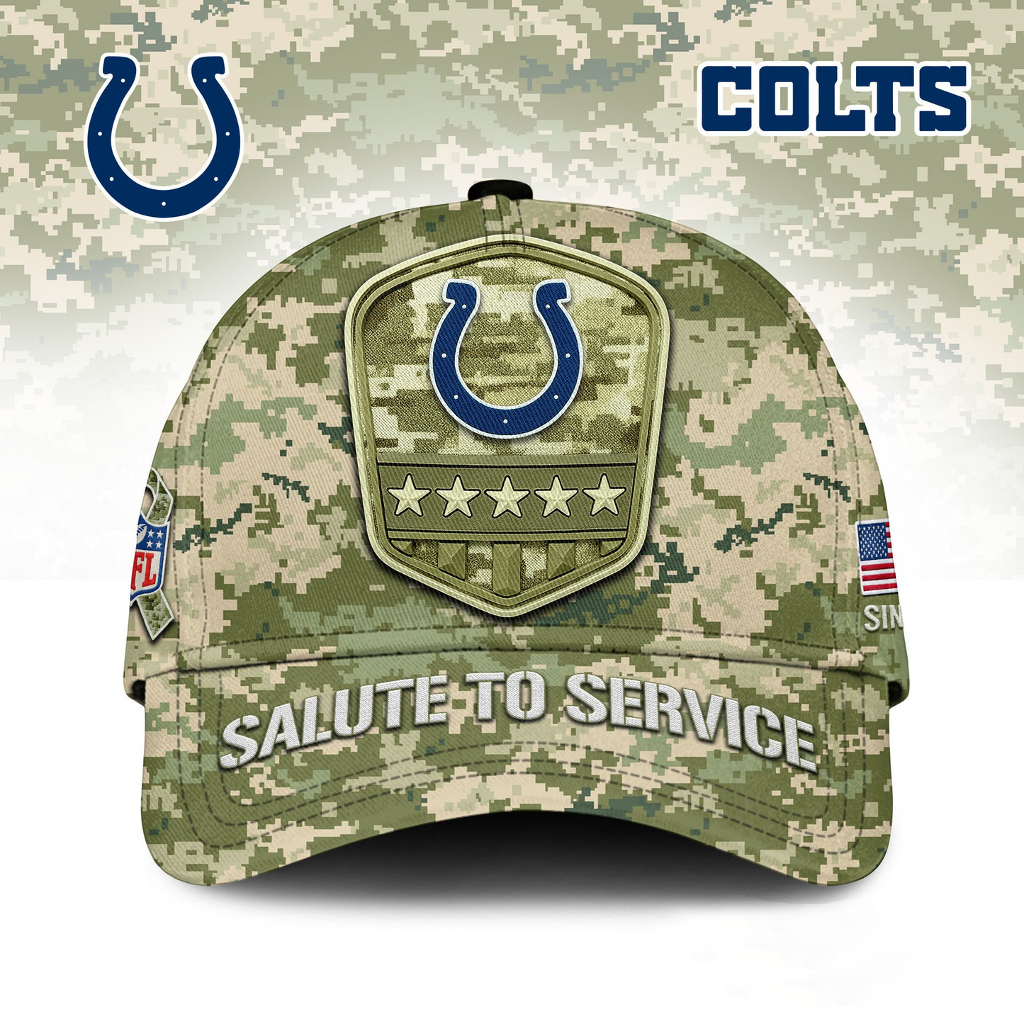 IC Premium NFL Salute To Service Classic Cap DDT  NTL