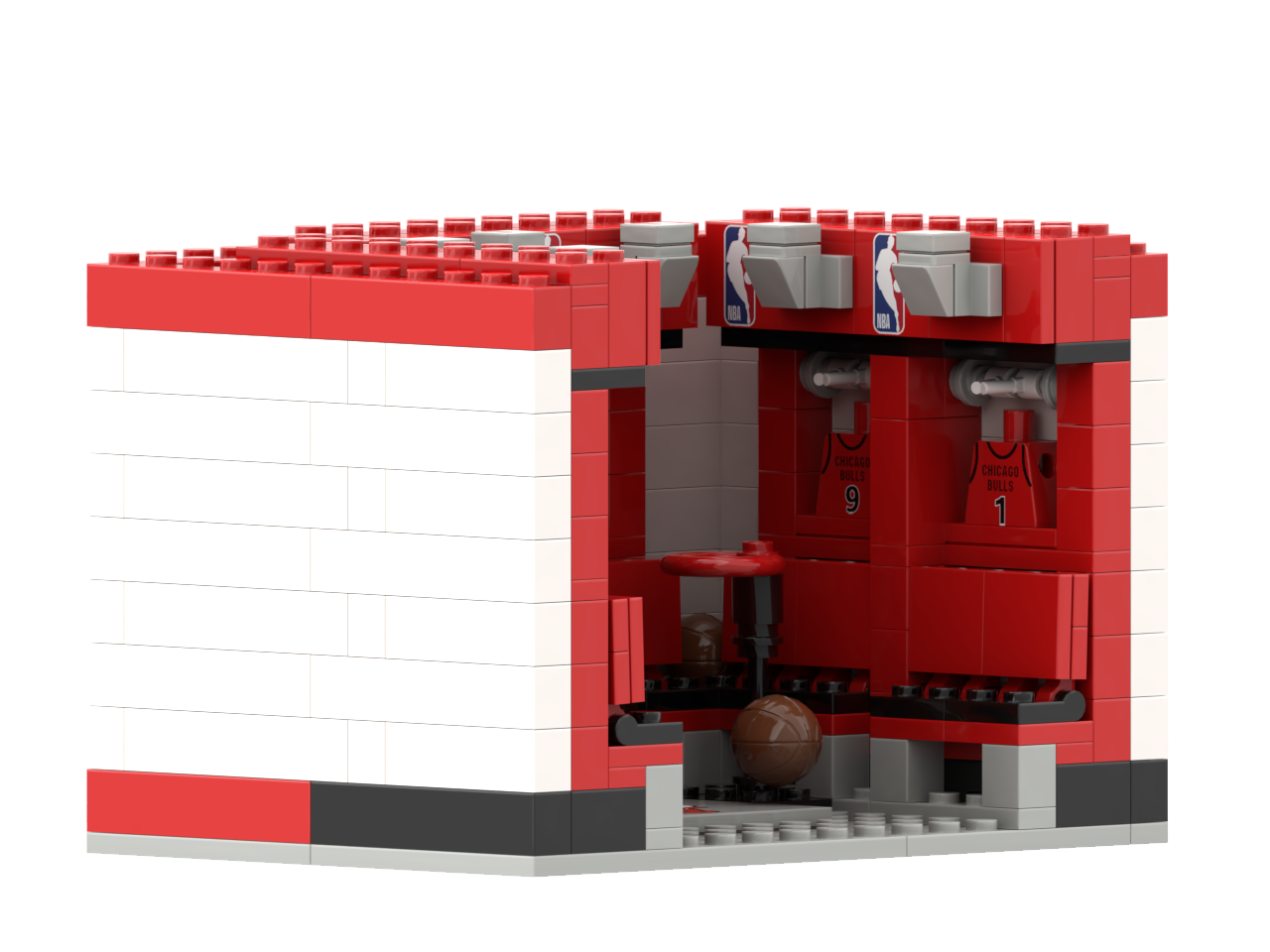 CB x NBA Building Blocks Mini Changing Room DDT CTND