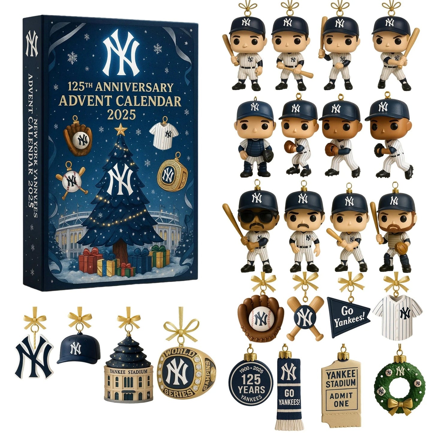 NYY 125th Anniversary Advent Calendar 2025 DDT CTND