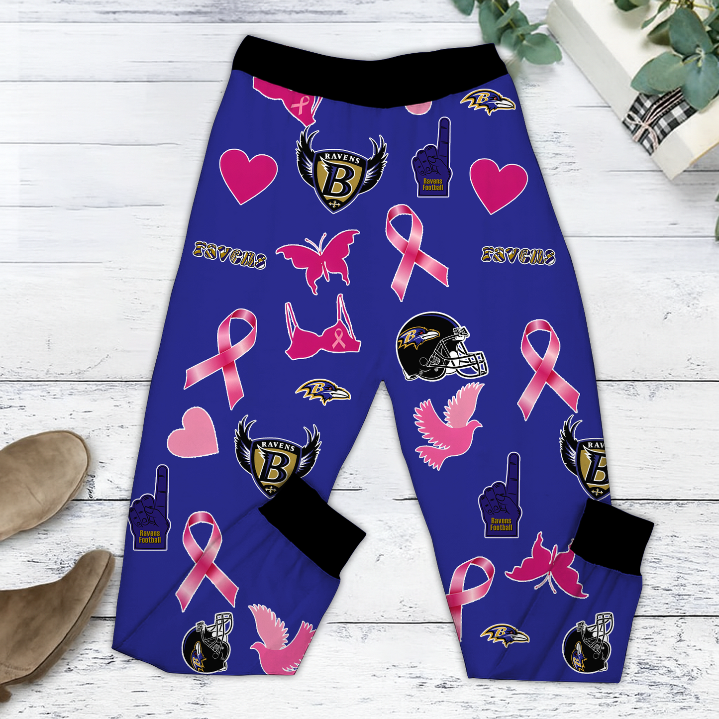 In October We Wear Pink And Watch BAL NFL Pajamas Set DatND DVT