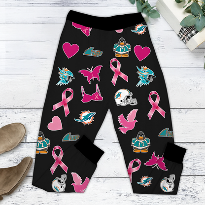 In October We Wear Pink And Watch MIA NFL Pajamas Set DatND DVT