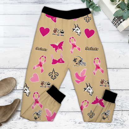 In October We Wear Pink And Watch NO NFL Pajamas Set DatND DVT