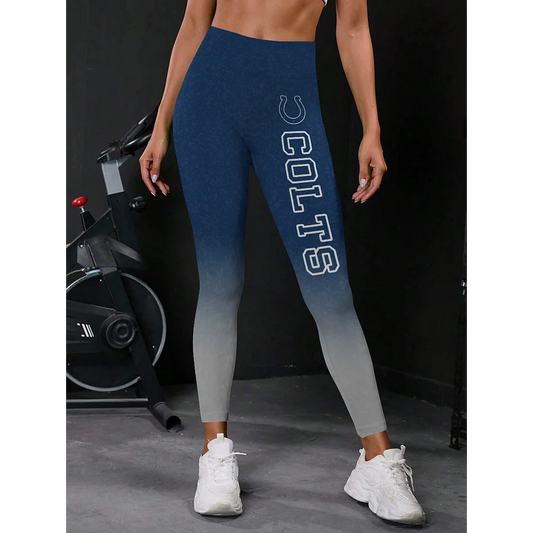 IND x NFL High Waist Push Up Printed Leggings DATND TANTD