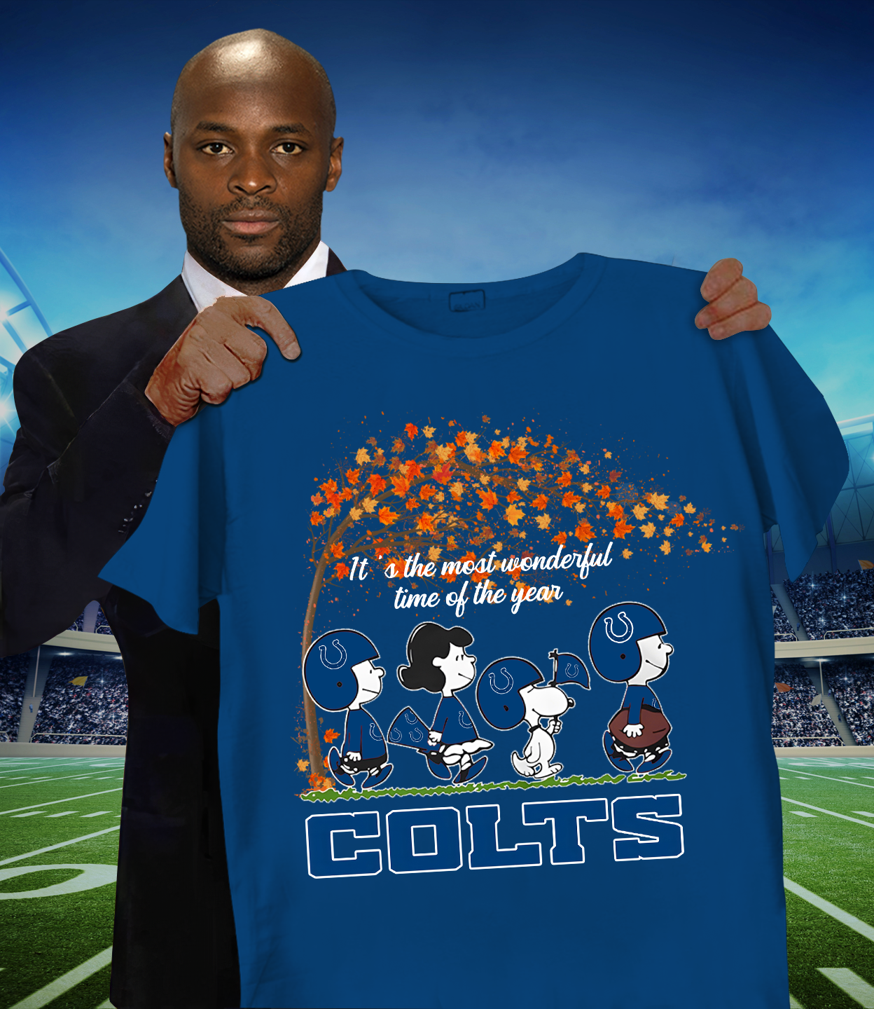 IND x NFL It's The Most Wonderful T-Shirt DATND TANTD