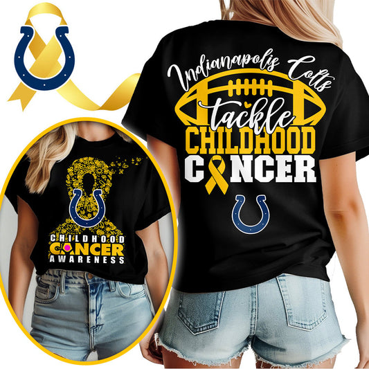 IND X NFL Premium Childhood Cancer Awareness Month 3D Shirt DatND ThuongNH