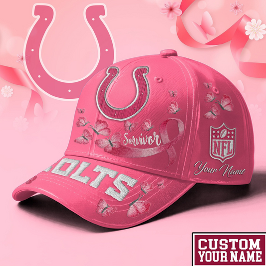 IND x NFL Premium Classic Cap Breast Cancer Survivor