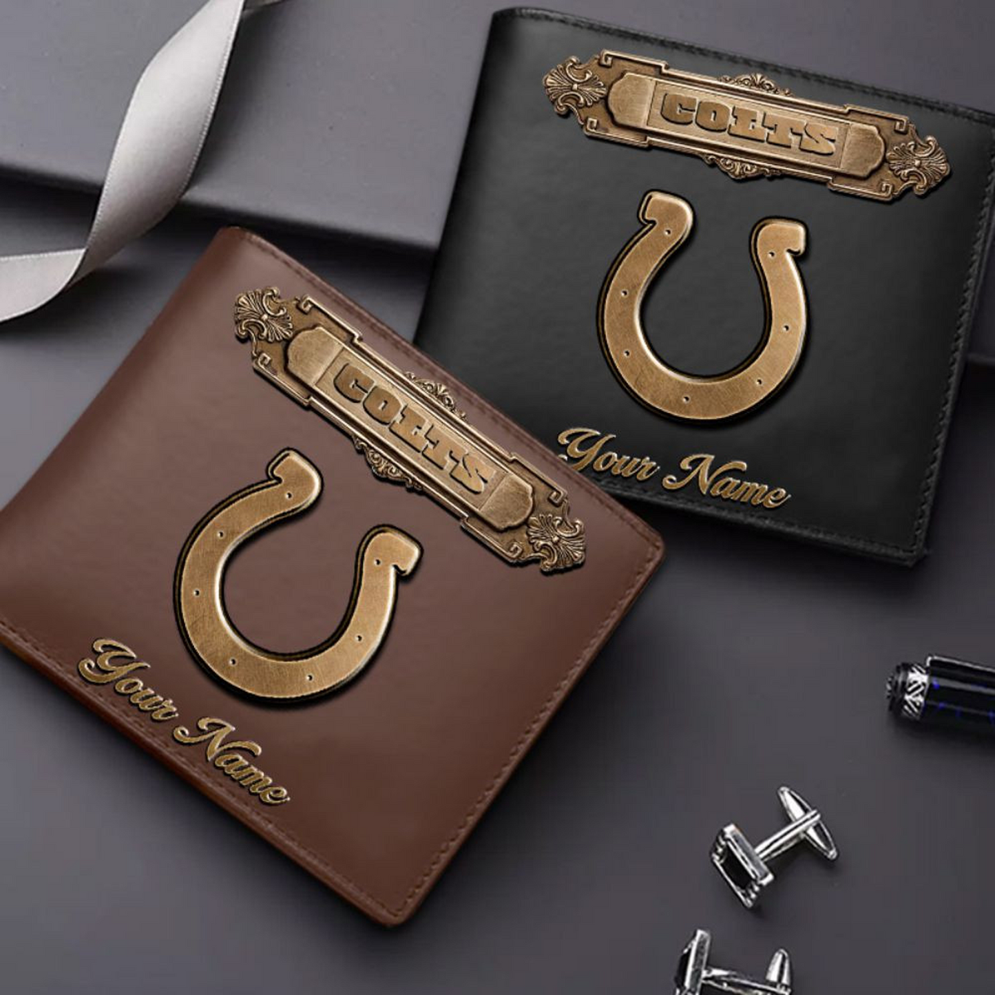IND x NFL Premium Leather Wallet DatND DVT