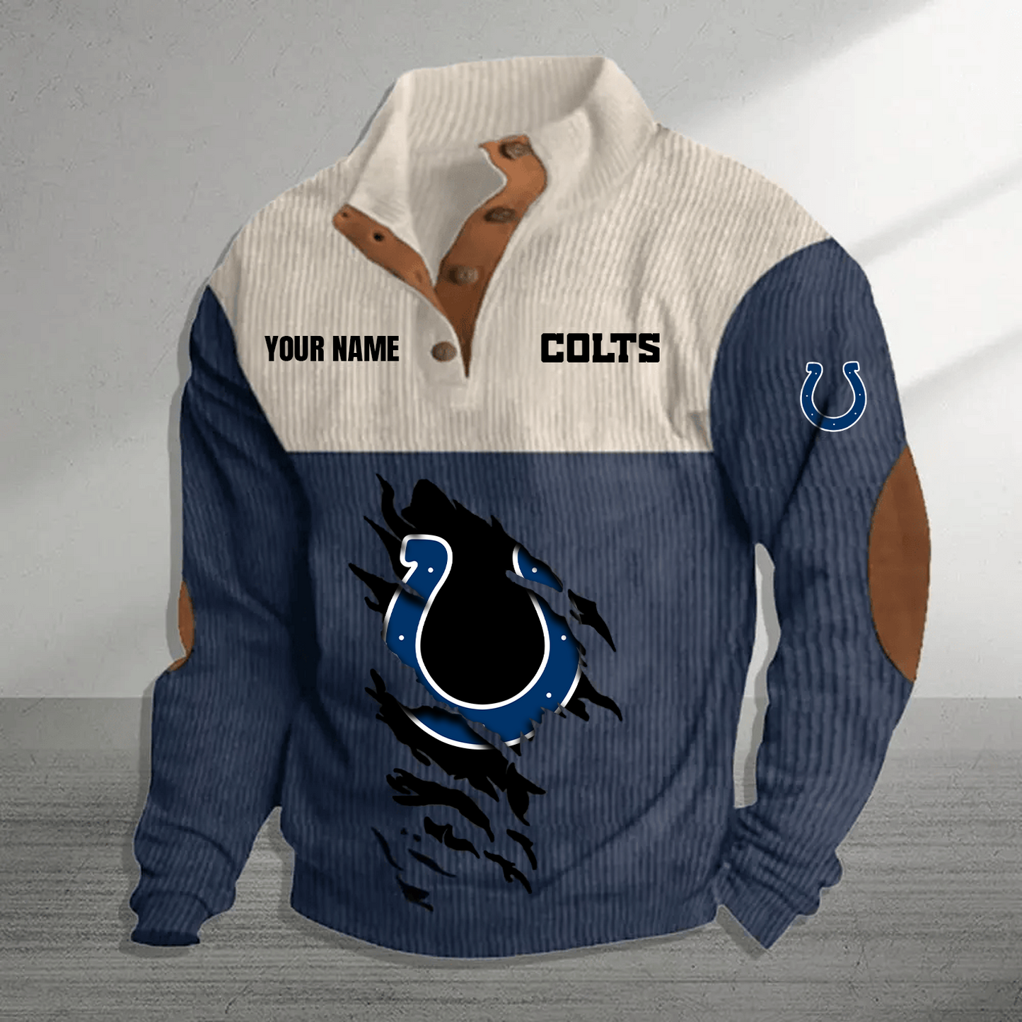 IND x NFL Premium Personalized Game-Day Pullover DATND TANTD