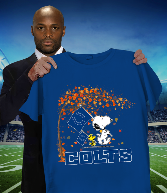 IND x NFL Snoopy and Woodstock Happy Autumn 2D Shirt DatND ThuongNH