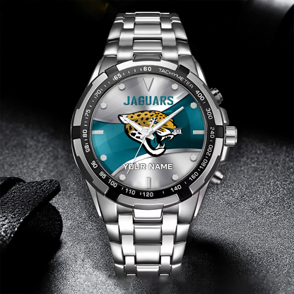 JAC x NFL Alloy Men Quartz Watch - Custom Name DATND TANTD