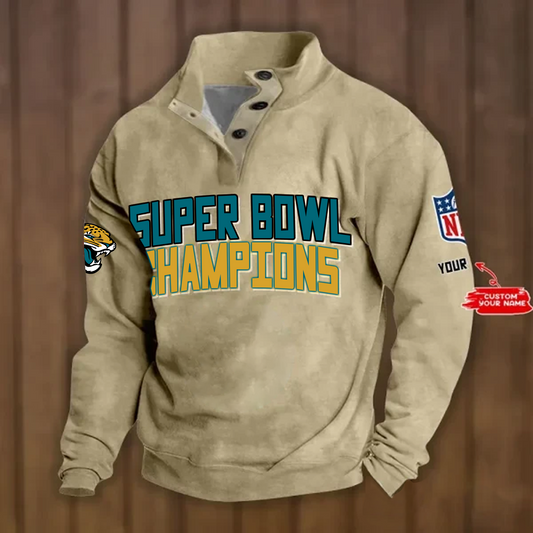 JAC x NFL Double Breasted Stand Collar Hoodies DATND TANTD