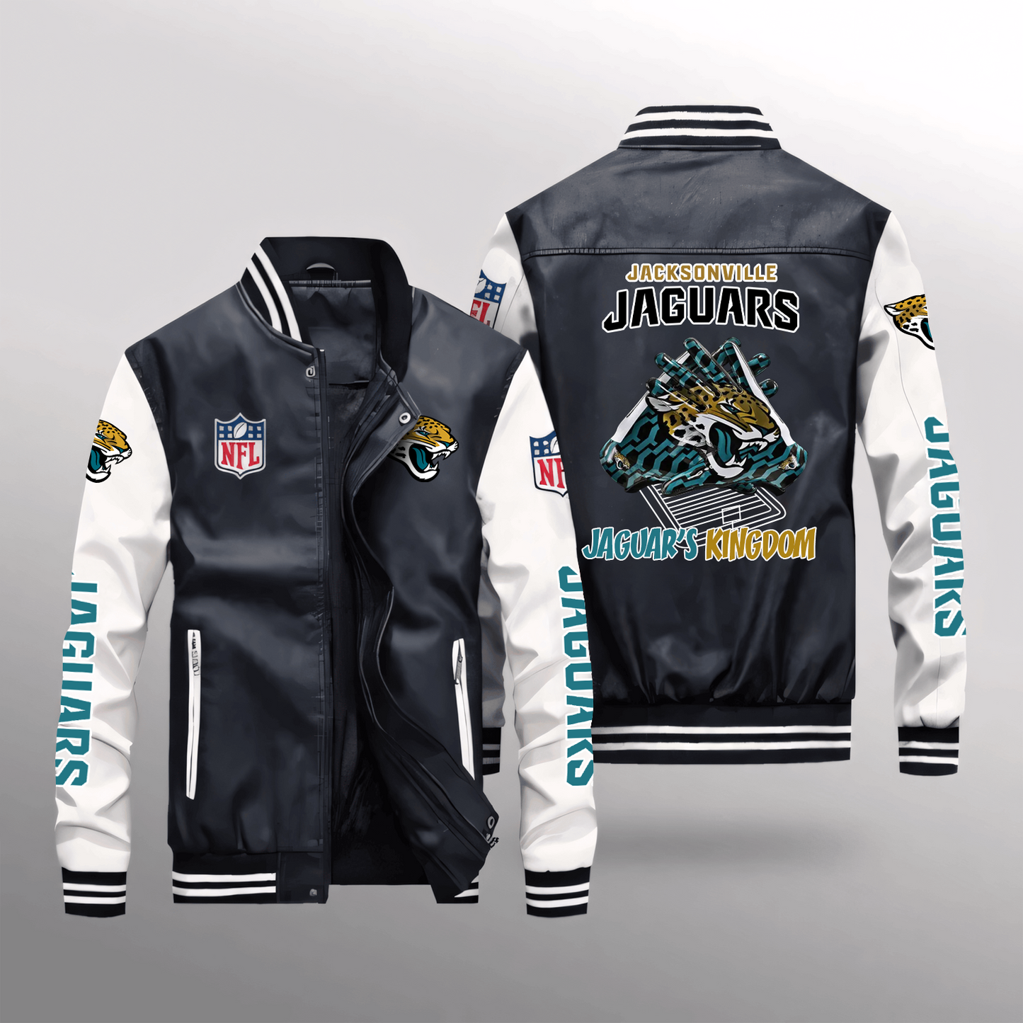 JAC x NFL Leather Bomber Jacket DATND TANTD