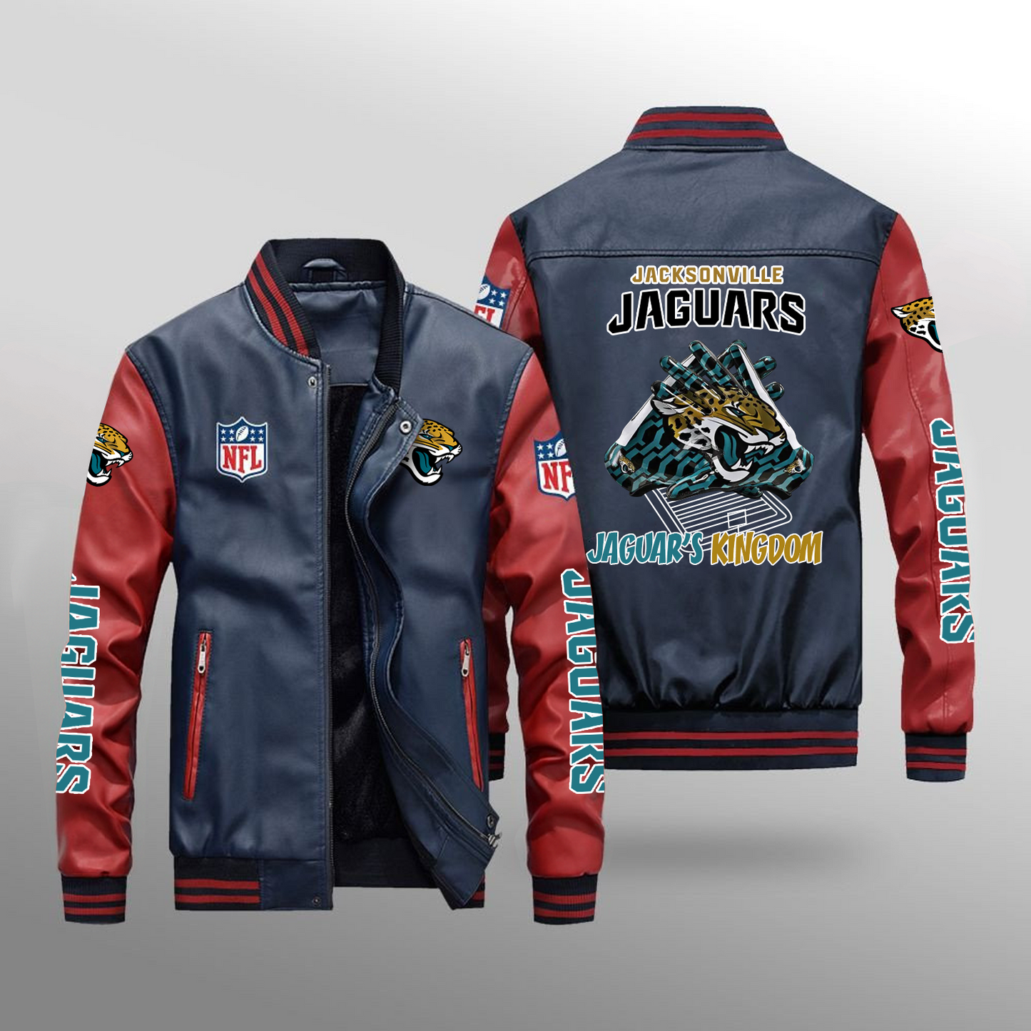 JAC x NFL Leather Bomber Jacket DATND TANTD