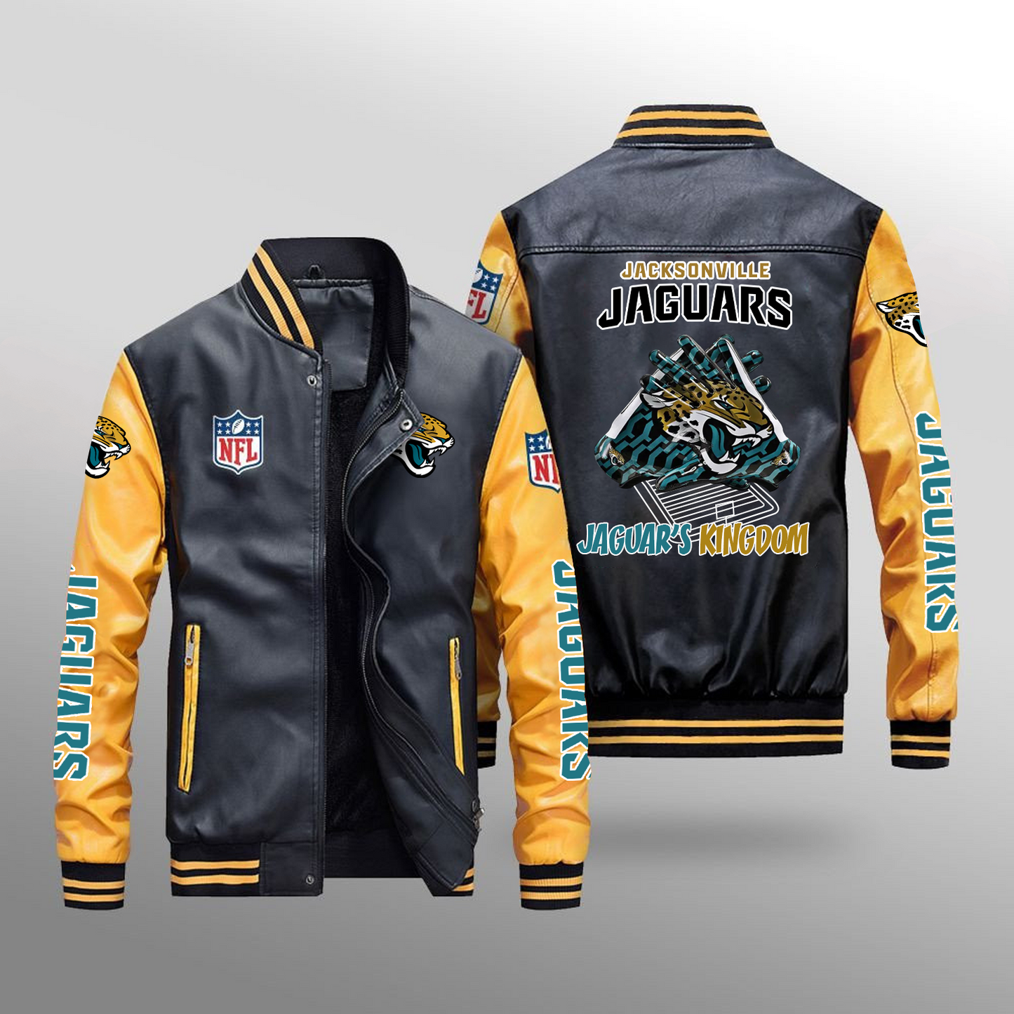 JAC x NFL Leather Bomber Jacket DATND TANTD