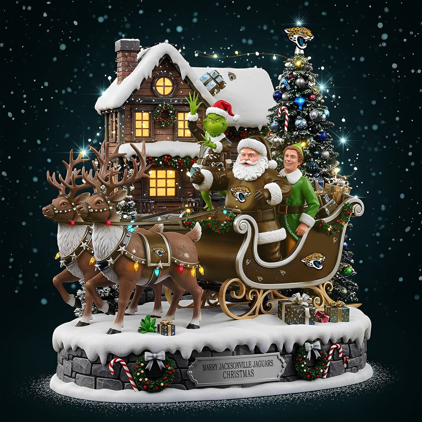 JJ Acrylic Block - NFL Christmas Gift For Fans DDT CTND