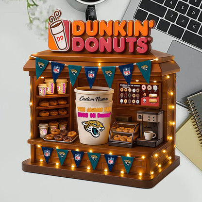 JJ Acrylic Block - NFL x Dunkin Donuts Gift For Fans DDT CTND