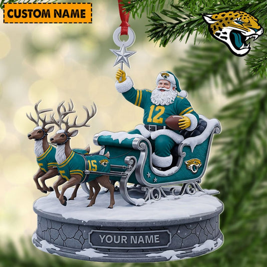 JJ NFL Personalized Christmas Ornament Gift For Family DDTNTL