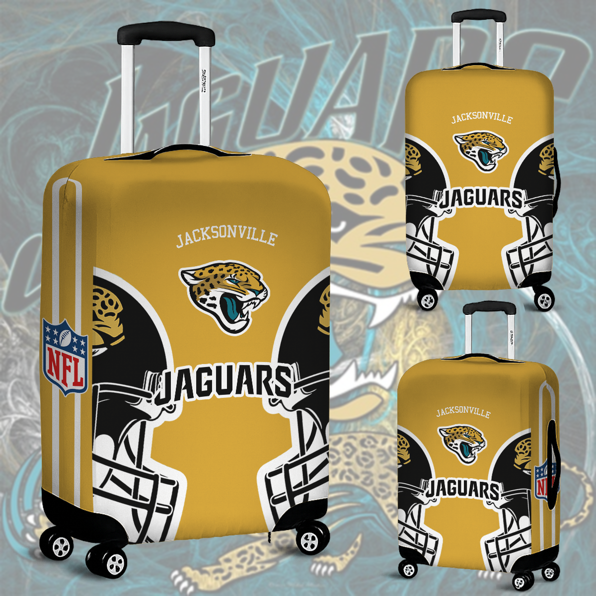 JJ NFL V2 Luggage Cover Suitcase Protector DDT NTL