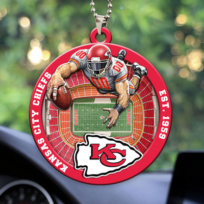 Kansas City Chief Ornaments NDT