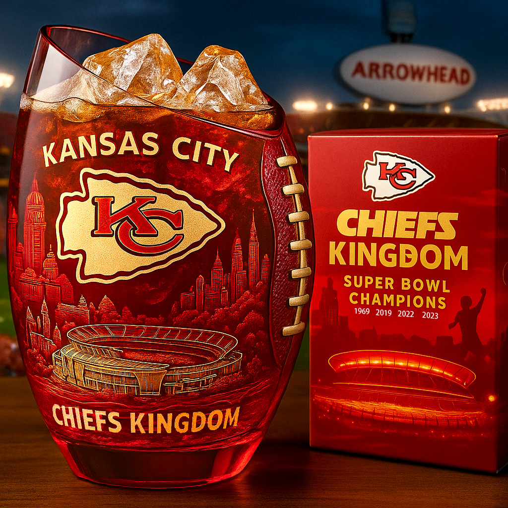 KC  x NFL PRENIUM WHISKEY GLASS TUANND NHM