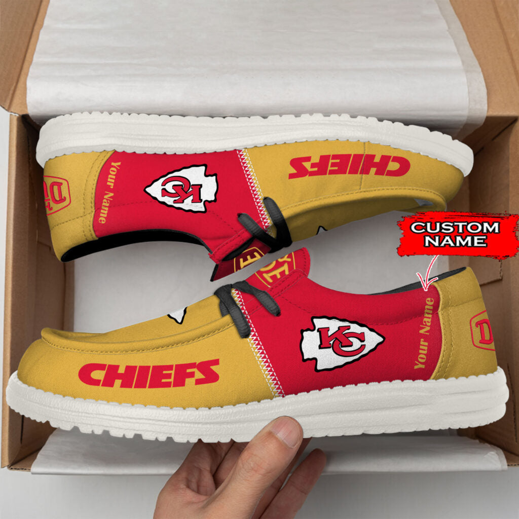 KC Personalized NFL Hey Dude Shoes DatND ThuongNH