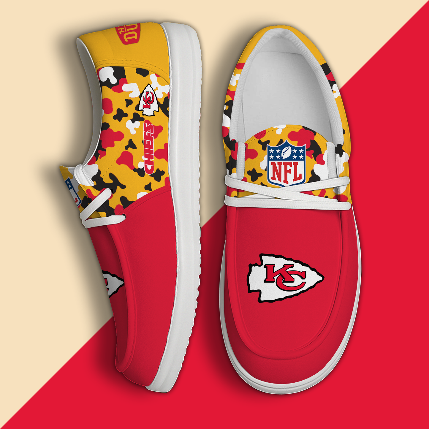 KC Personalized NFL Hey Dude Shoes DatND ThuongNH