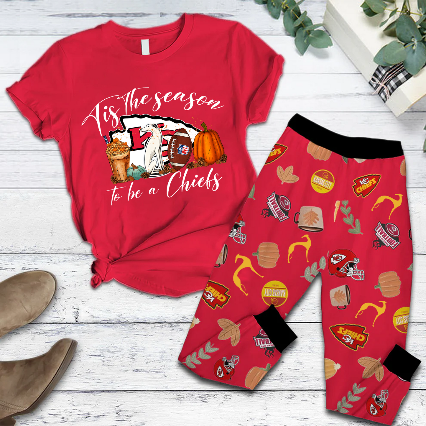 KC Prenium NFL Greyhound pajamas TUANND TANTD