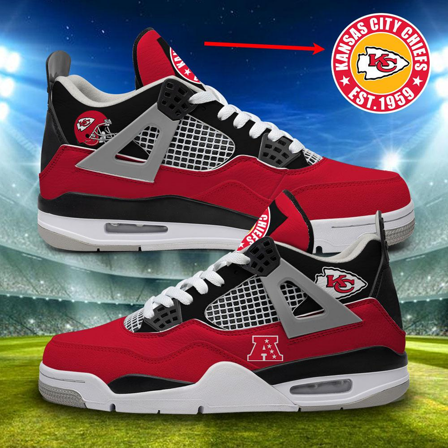 KC x NFL Custom Sneakers DatND DVT