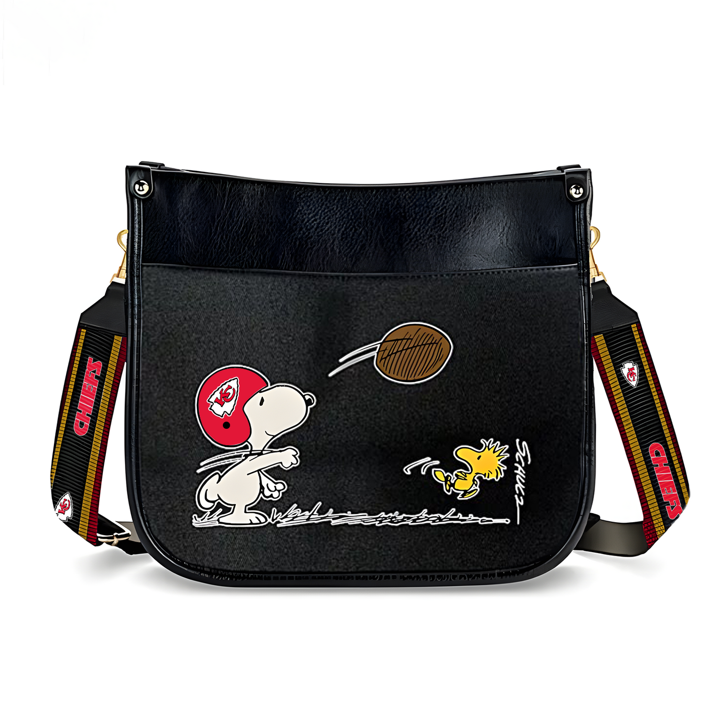 KC x NFL Peanuts Snoopy Football Shoulder Bag DatND ThuongNH
