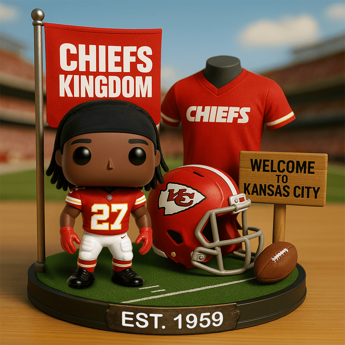 KC x NFL Premium Commemorative Figure DatND DVT